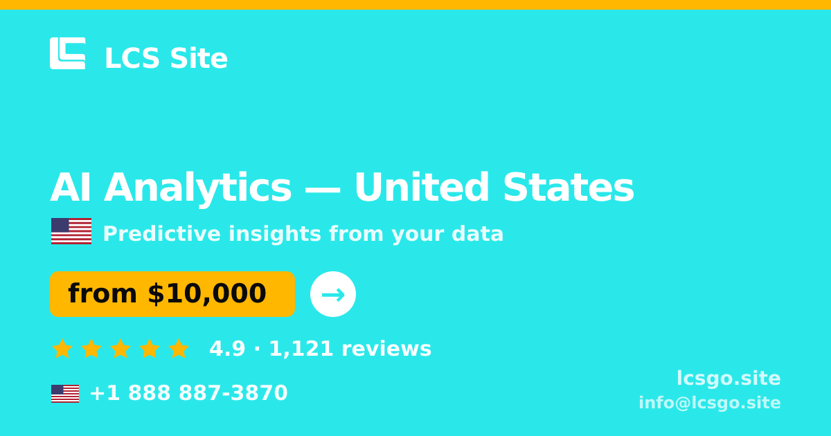 AI Analytics in Nashville — from $8,800, rated 5/5 by 3359 clients. LCS Site.