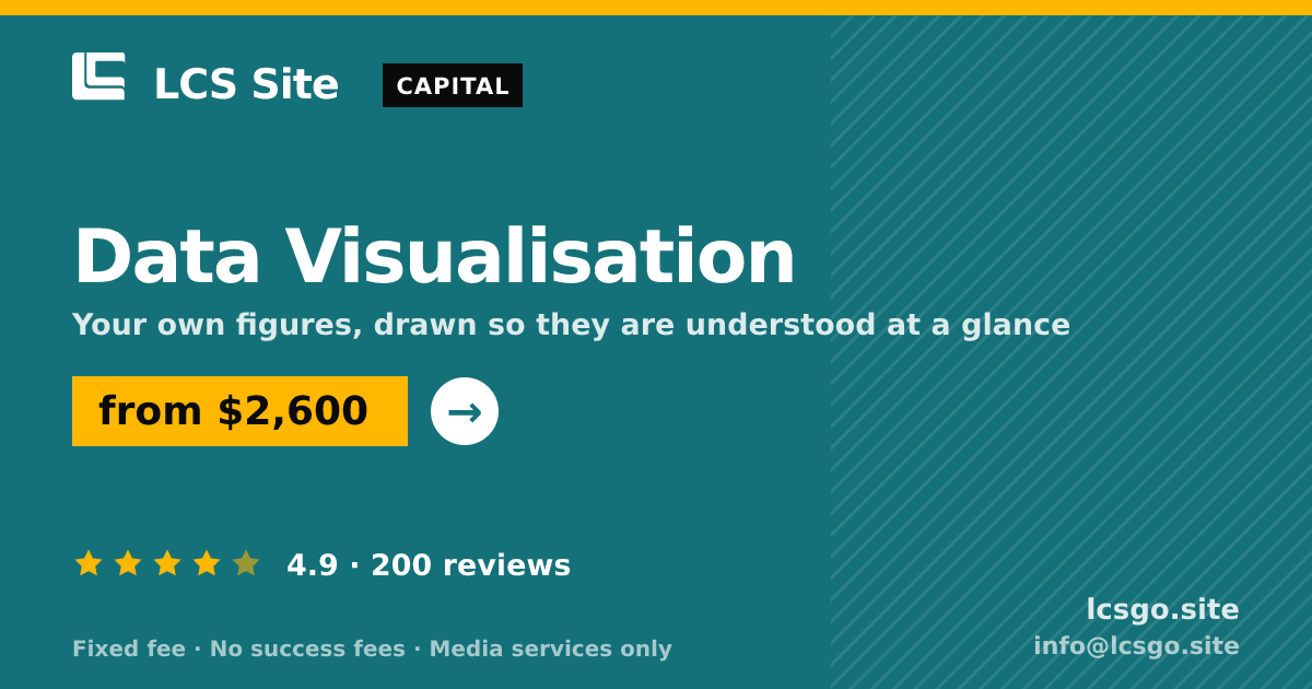 Data Visualisation — from $2,600, rated 4.9/5 across 200 reviews. LCS Site.