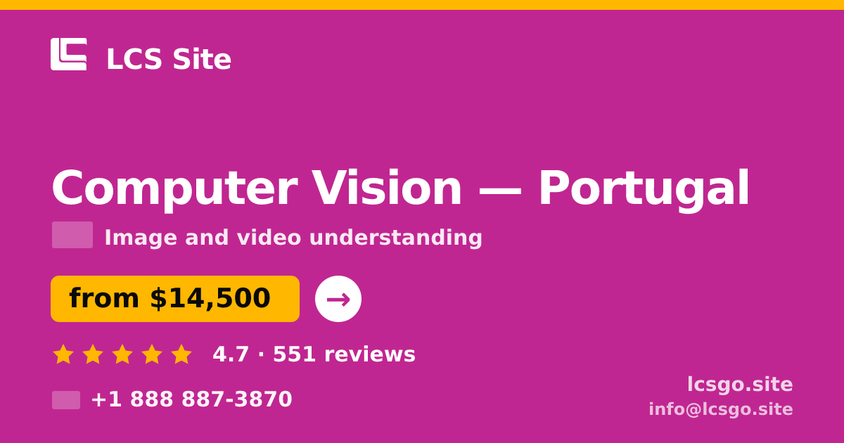 Computer Vision in Porto — from $10,500, rated 4.8/5 by 1279 clients. LCS Site.