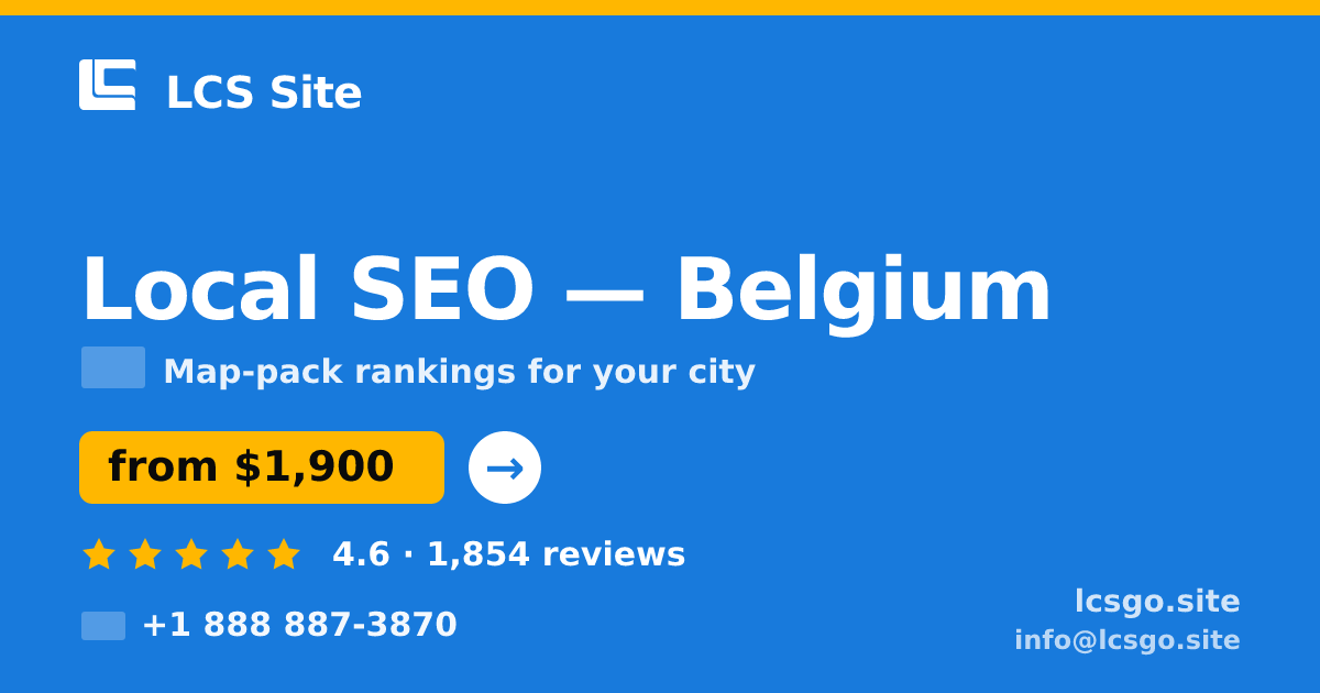 Local SEO in Antwerp — from $2,000/mo, rated 4.6/5 by 1351 clients. LCS Site.