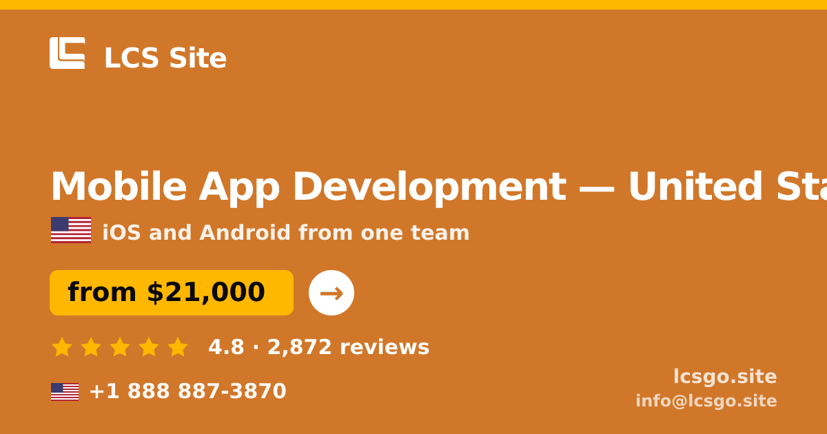 Mobile App Development in Austin — from $15,000, rated 5/5 by 423 clients. LCS Site.