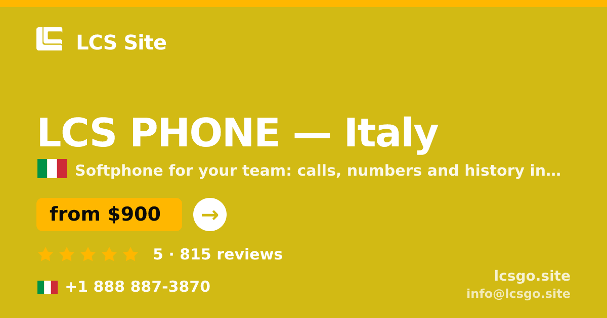 LCS PHONE in Naples — from $750/mo, rated 4.6/5 by 1870 clients. LCS Site.