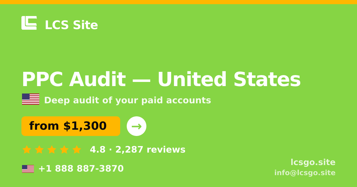 PPC Audit in Indianapolis — from $900, rated 4.8/5 by 2042 clients. LCS Site.