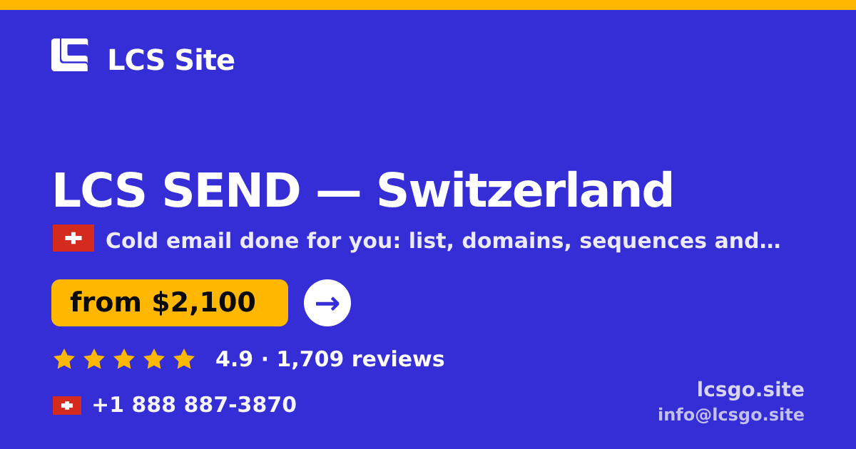 LCS SEND in Zürich — from $2,100/mo, rated 4.7/5 by 1526 clients. LCS Site.