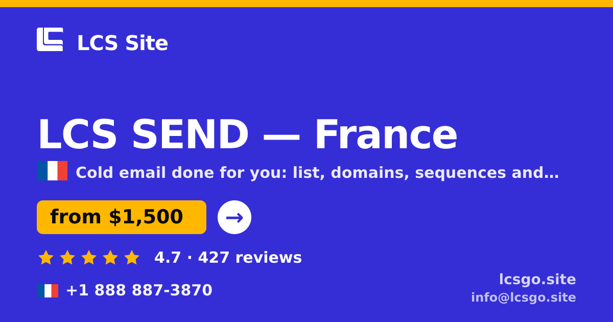 LCS SEND in Marseille — from $1,300/mo, rated 4.8/5 by 3362 clients. LCS Site.
