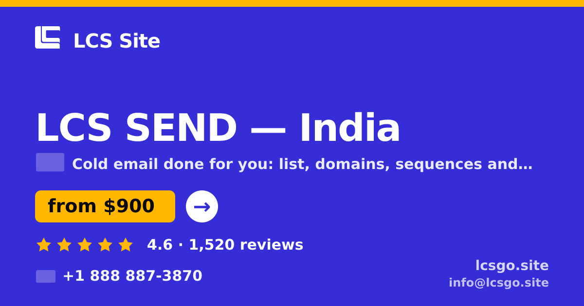 LCS SEND in India — from $900/mo, rated 4.6/5 by 1520 clients. LCS Site.