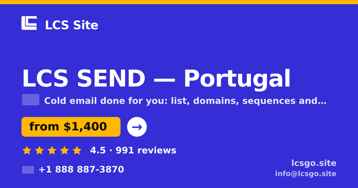 LCS SEND in Porto — from $1,100/mo, rated 4.6/5 by 2274 clients. LCS Site.