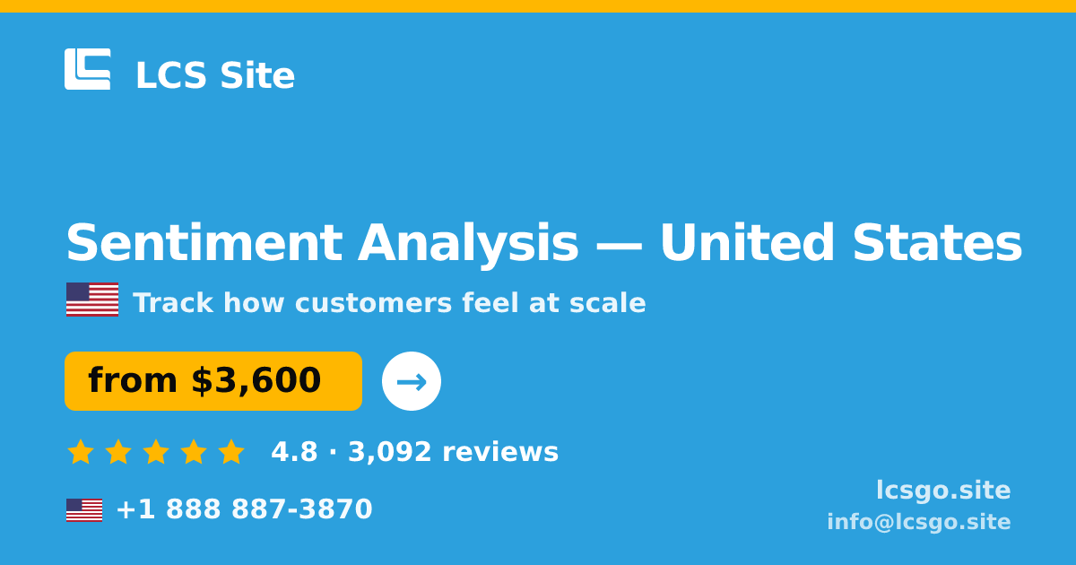 Sentiment Analysis in Charlotte — from $4,100, rated 4.7/5 by 684 clients. LCS Site.