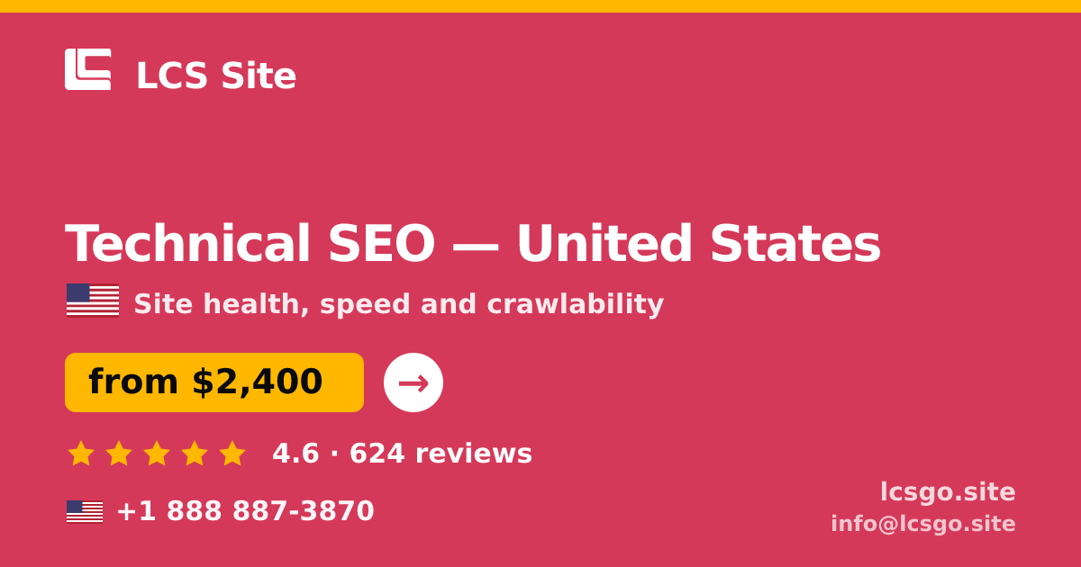 Technical SEO in Charlotte — from $2,000, rated 4.6/5 by 3186 clients. LCS Site.