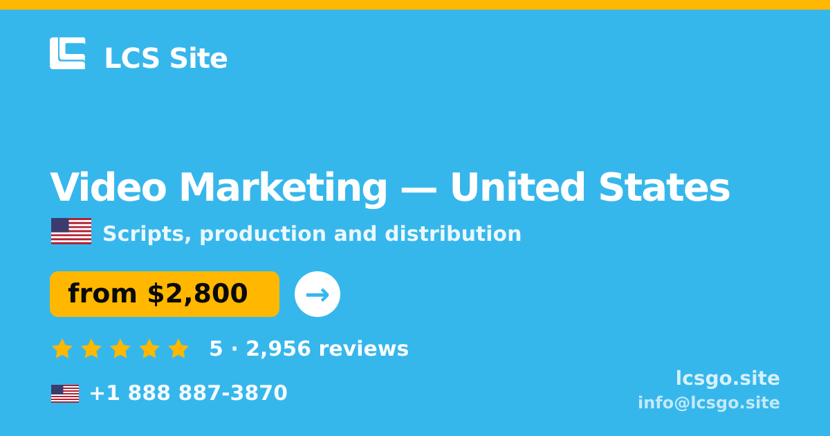Video Marketing in Austin — from $3,300, rated 4.5/5 by 3101 clients. LCS Site.